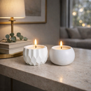 Kit 2 Velas Aromáticas com Recipiente Reutilizável